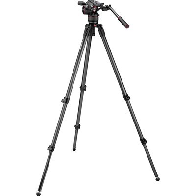 Product: Manfrotto Nitrotech N8 Video Head + 535 Carbon 3 Sec Tripod kit