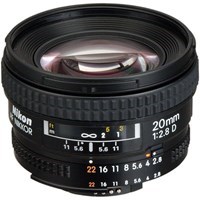 Product: Nikon SH AF 20mm f/2.8D lens grade 8