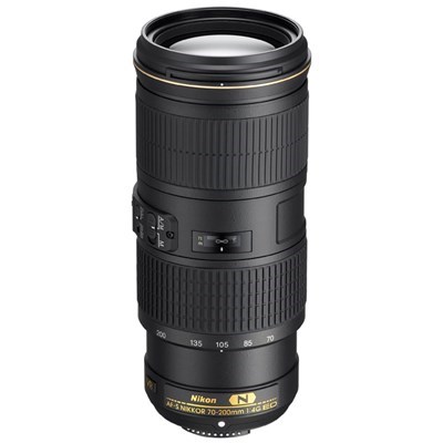 Product: Nikon SH AF-S 70-200mm f/4G ED VR lens grade 9 (1 year Nikon warranty)