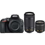 Nikon D5600 + AF-P 18-55mm f/3.5-5.6G VR DX lens + AF-P 70-300mm f/4.5-6.3G VR ED DX lens
