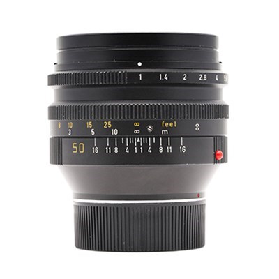 Product: Leica SH 50mm f/1 Noctilux-M lens grade 7 (vs.3/1988) incl case/hood filter