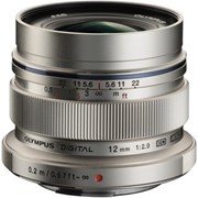 Olympus 12mm f/2 Ultra Wide Lens Silver