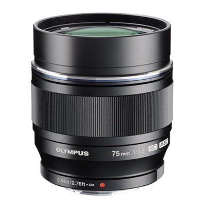 Product: Olympus 75mm f/1.8 Lens Black