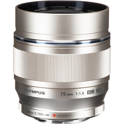 Product: Olympus 75mm f/1.8 Lens Silver