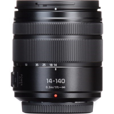 Product: Panasonic SH 14-140mm f/3.5-5.6 Lumix G Vario ASPH OIS lens black grade 9