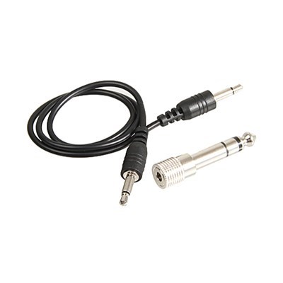 Product: Phottix 3.5mm Male to 3.5mm Male Sync Cord (40cm) w/ 6.3mm Adapter