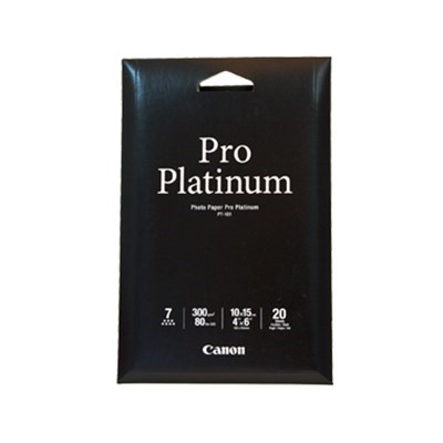 Product: Canon 4x6" Photo Paper Pro Platinum (20 Sheets)