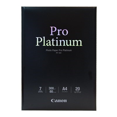 Product: Canon A4 Photo Paper Pro Platinum (20 Sheets)