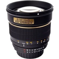 Product: Samyang 85mm f/1.4 Lens: Nikon F (1 left at this price)