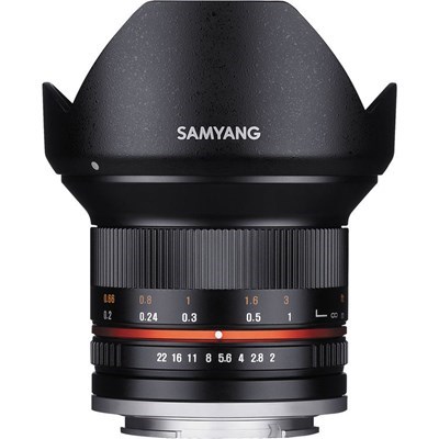 Product: Samyang 12mm f/2 Lens Black: Sony E