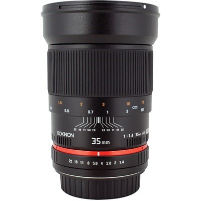 Product: Samyang SH 35mm f/1.4 lens: Nikon (aka: Rokinon) grade 9