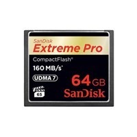 Product: SanDisk 64GB Extreme PRO CompactFlash Card 160MB/s 1067x