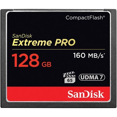 Product: SanDisk 128GB Extreme PRO CompactFlash Card 160MB/s 1067x
