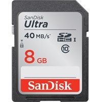 Product: SanDisk SDHC Ultra 8GB 40MB/s 266x Card