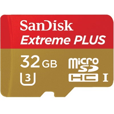 Product: SanDisk Micro SDHC Extreme Plus 32Gb 95MB/s 633x Card