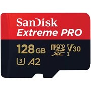SanDisk 128GB Extreme Pro Micro SDXC Card 200mb/sw/ Adapter