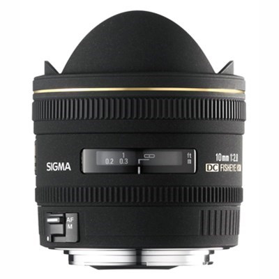 Product: Sigma 10mm f/2.8 EX DC Fisheye HSM Lens: Nikon F (1 left at this price)