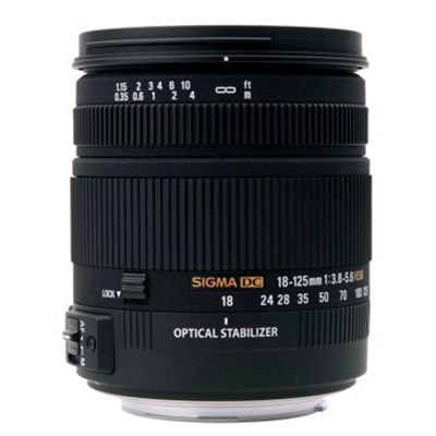 Product: Sigma SH 18-125mm f/3.5-5.6 DC lens for Nikon grade 7
