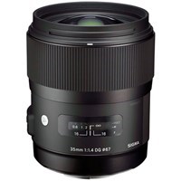 Product: Sigma 35mm f/1.4 EX DG HSM Art Lens: Sony A