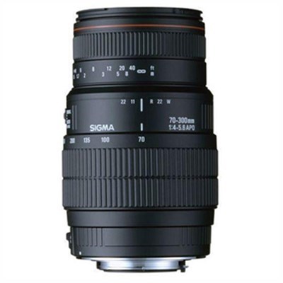 Product: Sigma SH 70-300mm f/4-5.6 DG APO Macro lens for Nikon grade 8