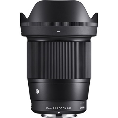 Product: Sigma SH 16mm f/1.4 DC DN Contemporary Sony E lens grade 9