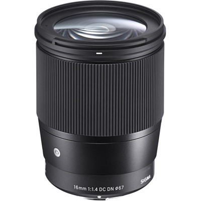Product: Sigma 16mm f/1.4 DC DN Contemporary Lens: Sony E
