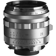 Voigtlander 28mm f/1.5 Nokton Type II Lens Brass Silver : Leica M