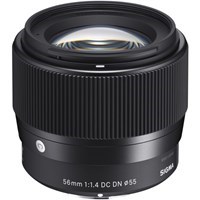 Product: Sigma SH 56mm f/1.4 DN Lens Black: Sony E grade 10