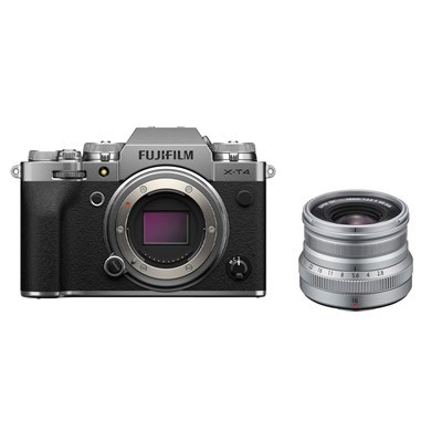 Product: Fujifilm X-T4 Silver + 16mm f/2.8 WR Silver kit