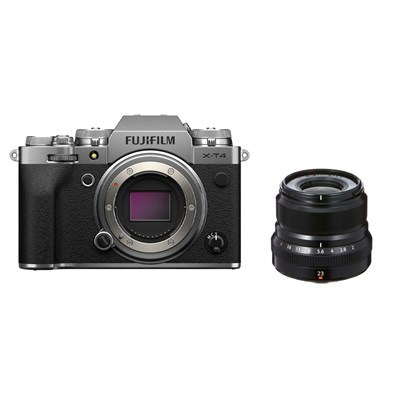 Product: Fujifilm X-T4 Silver + 23mm f/2 Black Kit