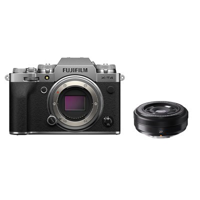Product: Fujifilm X-T4 Silver + 27mm f/2.8 Black Kit