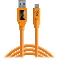Product: Tether Tools TetherPro 4.6m (15') USB 3.0 to USB-C Cable Orange