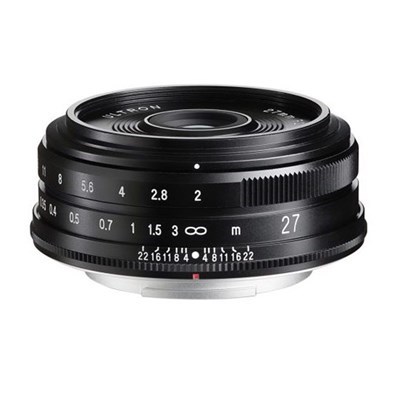 Product: Voigtlander 27mm f2 ULTRON  Lens: Fujifilm X Black