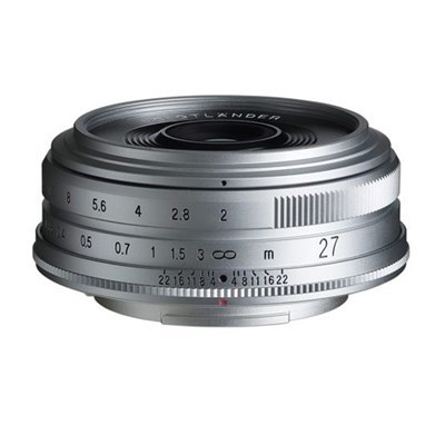 Product: Voigtlander 27mm f2 ULTRON  Lens: Fujifilm X Silver