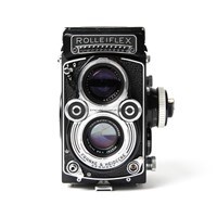 Product: Rollei SH Rolleiflex 3.5F Planar type 2: full leather case + strap grade 7