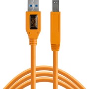 Tether Tools TetherPro 4.6m (15') USB 3.0 to Male B Cable Orange