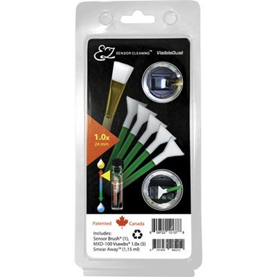 Product: VisibleDust EZ Plus: 5 Green 1.0 + Smear Away 1.15ml + Sensor Brush