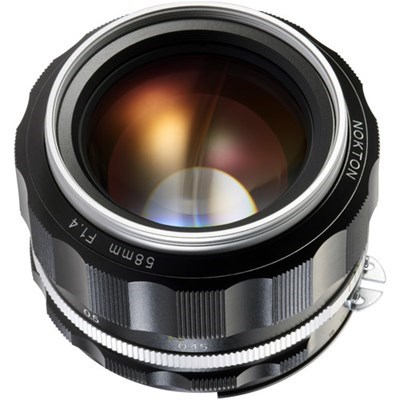 Product: Voigtlander 58mm f/1.4 SL-IIS NOKTON Silver Lens: Nikon F