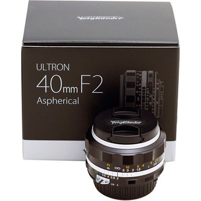 Product: Voigtlander 40mm f/2 SL-IIS ULTRON Aspherical Lens Silver: Nikon F
