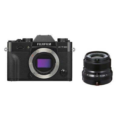 Product: Fujifilm X-T30 black + 23mm f/2 black kit