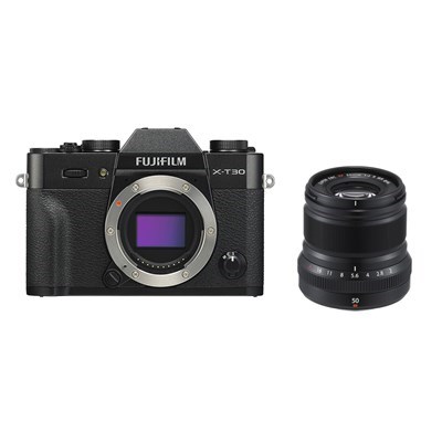 Product: Fujifilm X-T30 black + 50mm f/2 black kit