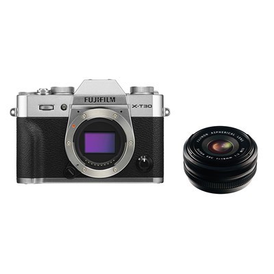 Product: Fujifilm X-T30 silver + 18mm f/2 kit