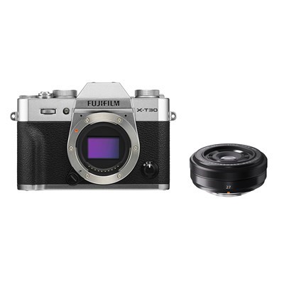 Product: Fujifilm X-T30 silver + 27mm f/2.8 black kit