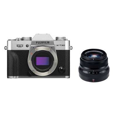 Product: Fujifilm X-T30 silver + 35mm f/2 black kit