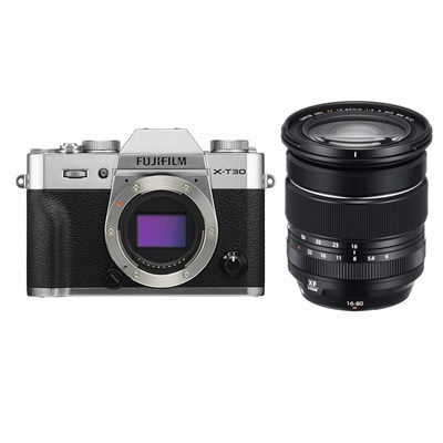 Product: Fujifilm X-T30 Silver + 16-80mm f/4 R OIS WR Kit