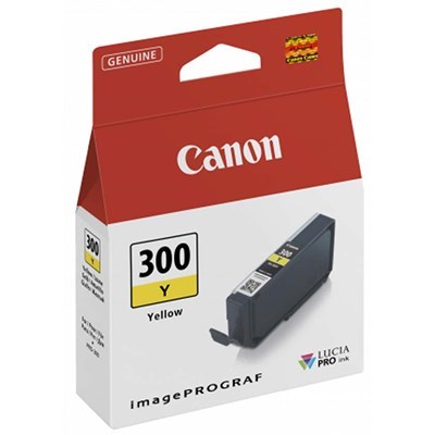 Product: Canon LUCIA PRO PFI-300 Yellow Ink