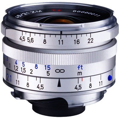 Product: Zeiss 21mm f/4.5 C-Biogon T* ZM Lens Silver: Leica M