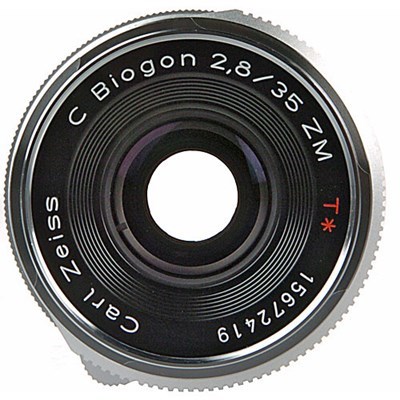 Product: Zeiss 35mm f/2.8 C Biogon T* ZM Lens Silver: Leica M