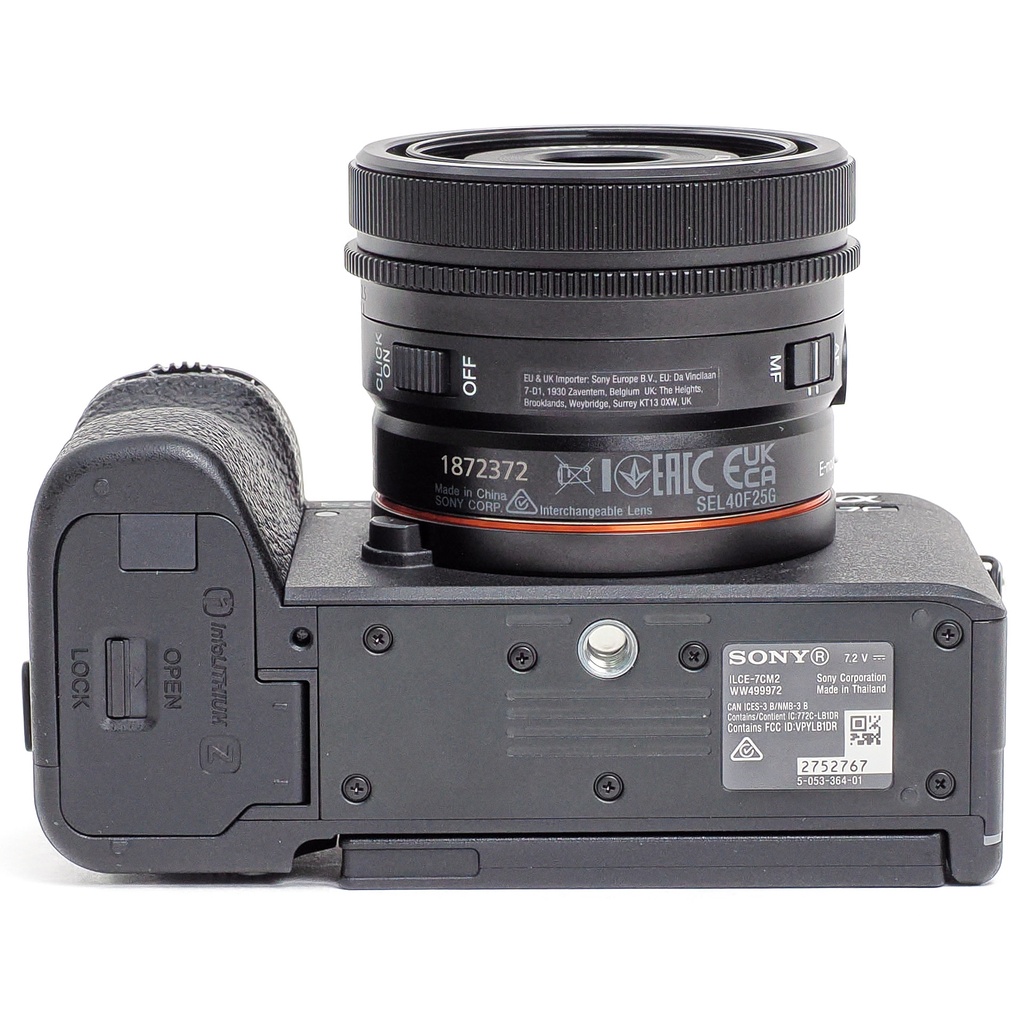 Sony A7C II Black + 40mm f/2.5 G FE Lens