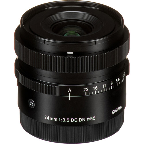 Sigma 24mm f/3.5 DG DN Contemporary I Series Lens: Sony FE - Black - Grade 10 